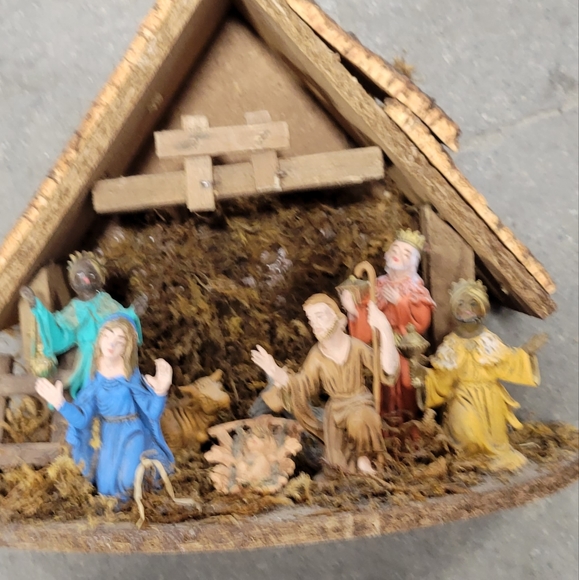 Other - Vintage Antique Nativity Christmas Decoration Made In Italy Set